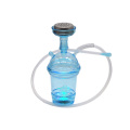 Portable All-In-One Travel Hookah with LED light Hose Charcoal acrylic Holder Tong Nargila custom logo 380g